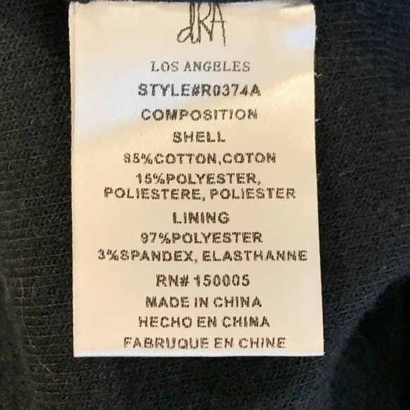 Dra Los Angeles Women's Cotton Tie Front Overalls Jumpsuit Size S - Picture 11 of 16